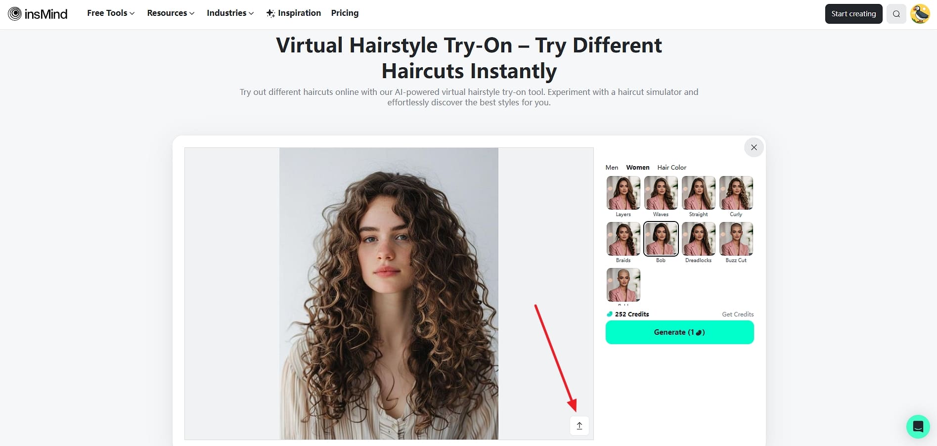 reupload picture and continue create Bixie haircut