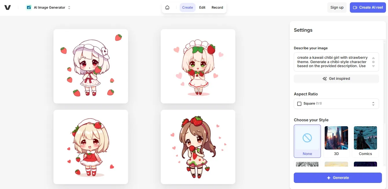 Veed io Chibi Maker