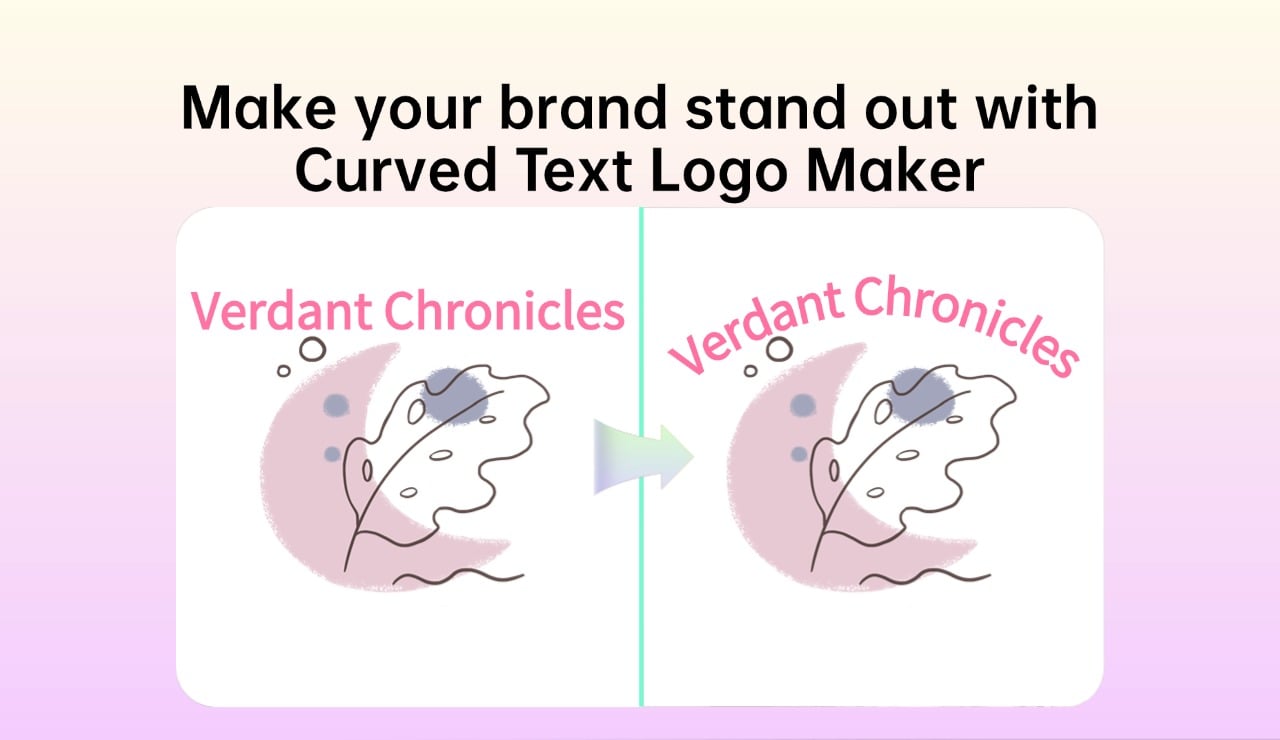 Make your brand stand out with Curved Text Logo Maker