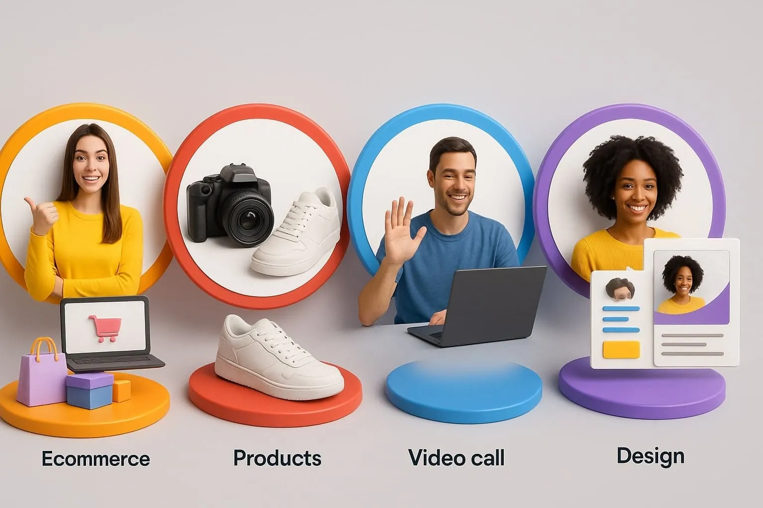 Showcasing the use cases of insMind background remover.