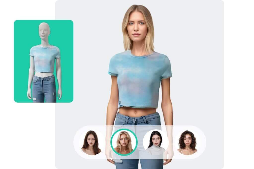 Transform Mannequins into AI Models to Showcase Your T-Shirt