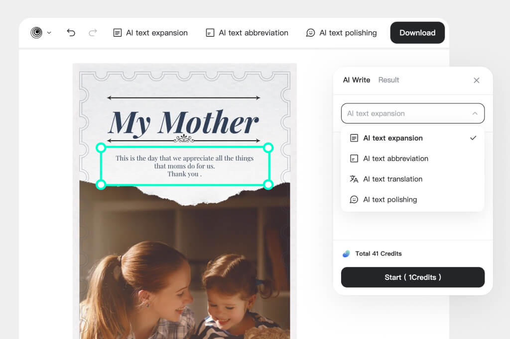 AI Writing Assistant for Captions, Copy, and Creative Text