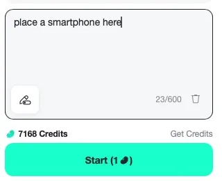 Enter a text prompt describing the object you want AI to generate.
