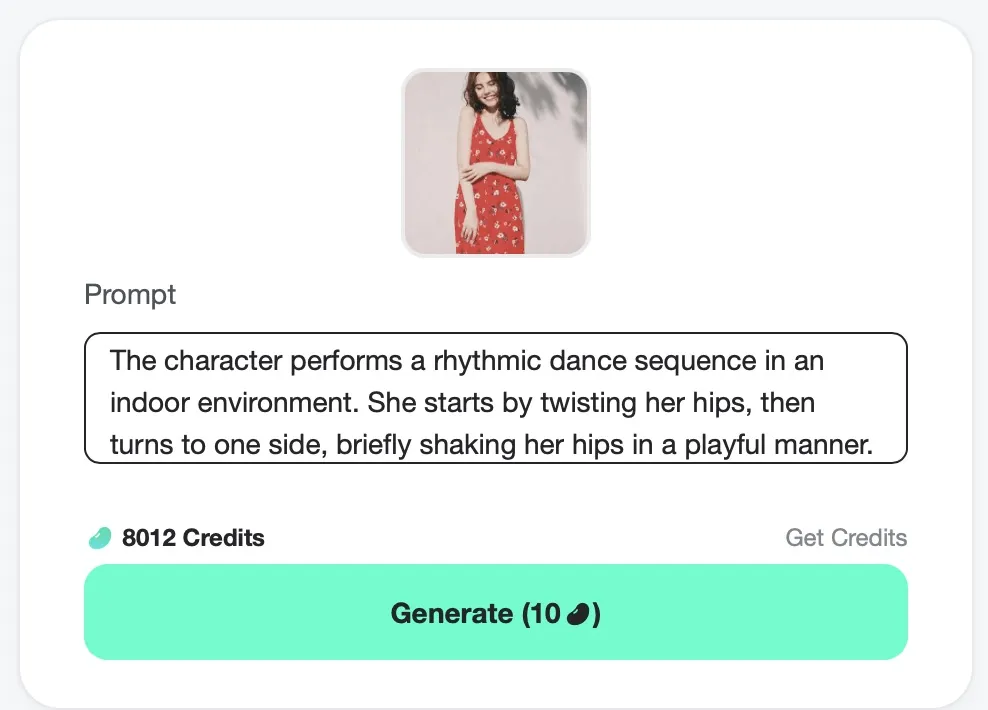 Describe the twerk style you want for better results.