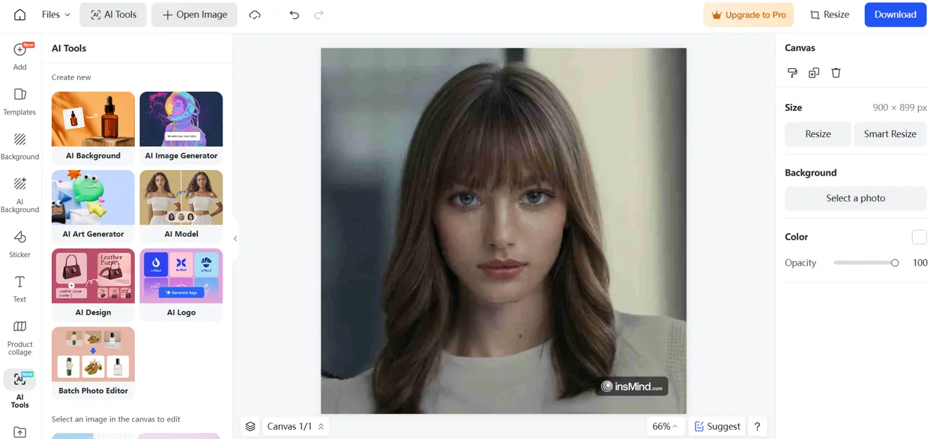 start face swap to get a y3k style face