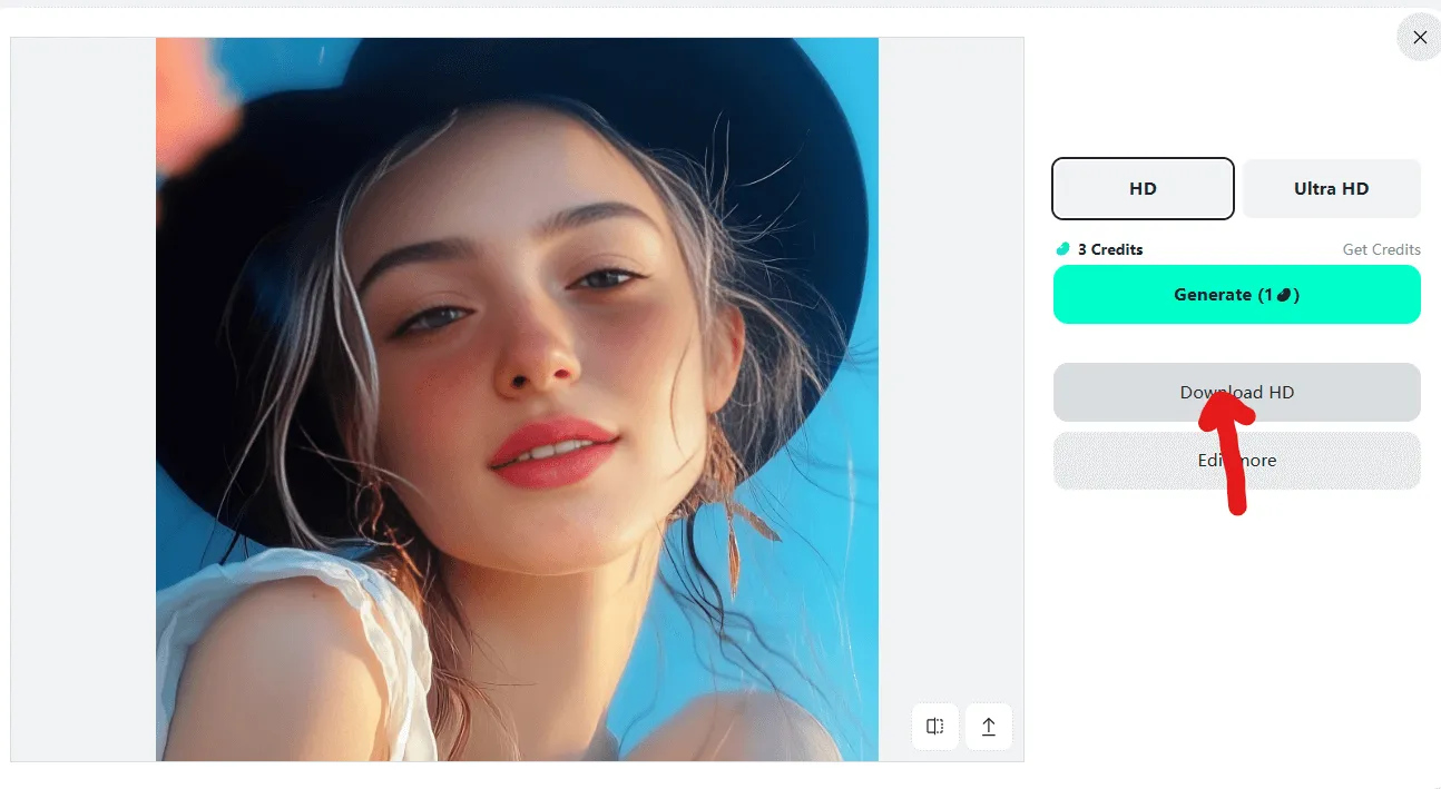 Upload Photo to get a smooth face