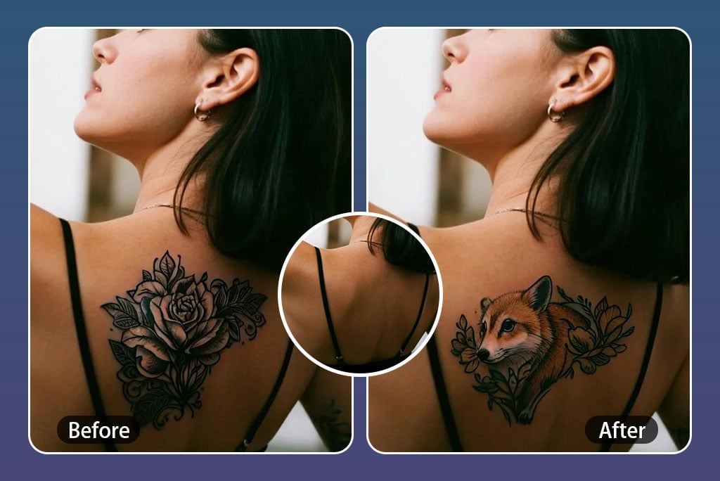 Add Tattoos to Your Photo in a Variety of Styles