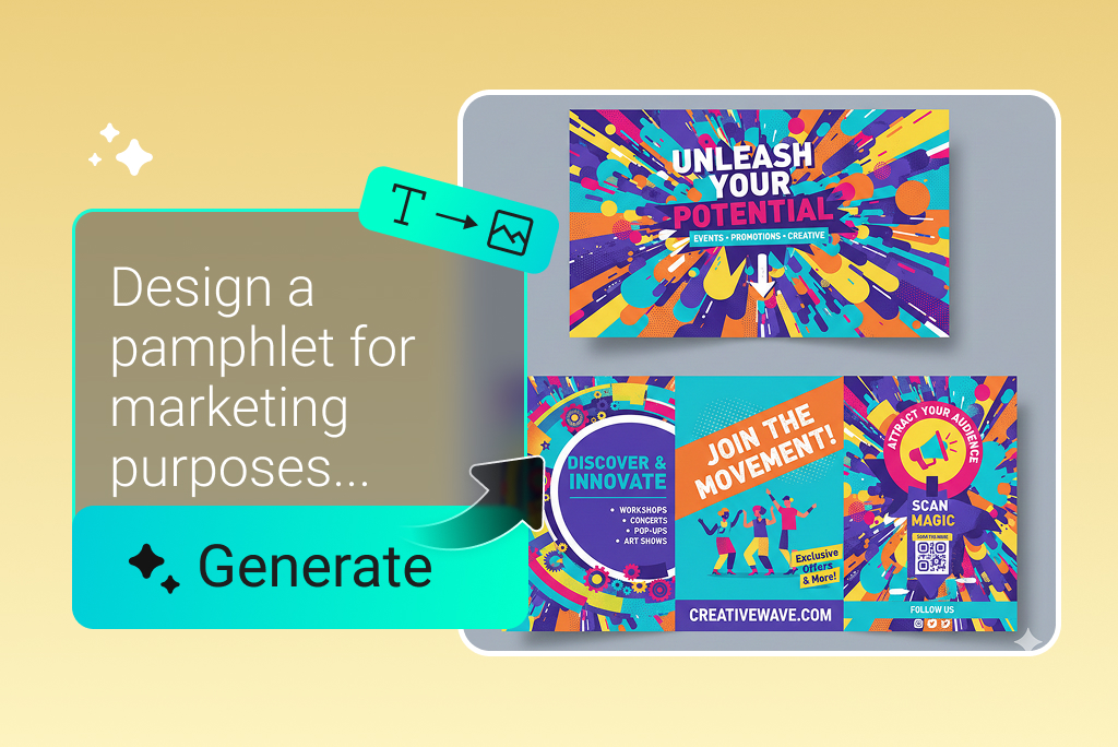 Instantly Turn Ideas Into Professional Pamphlets