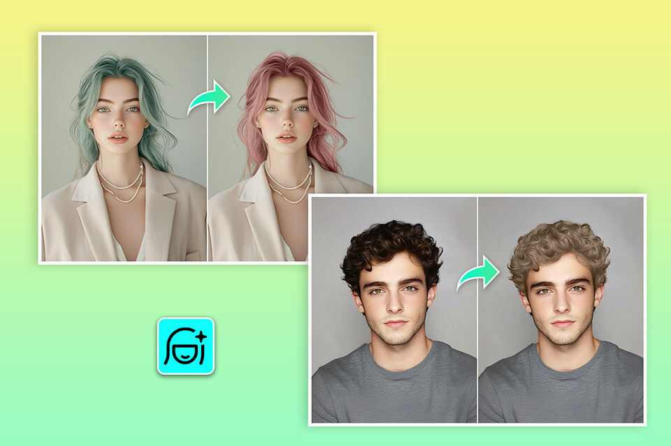 Change Your Hair Color for Any Length with AI