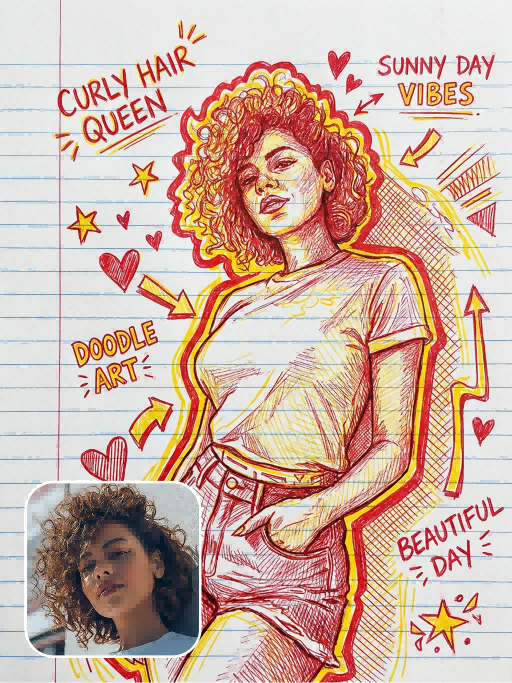 فن الخربشة الهزلية