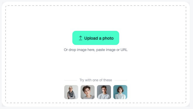 Select a photo of yourself to try on long hairstyles.