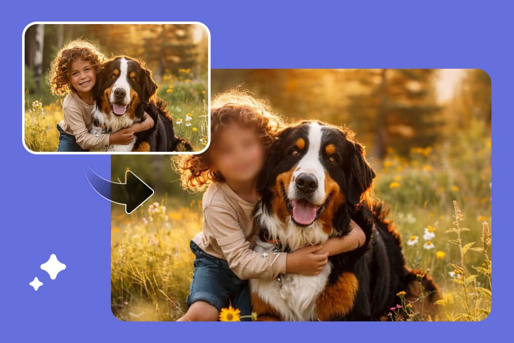 Blur Face in Photo Online with AI