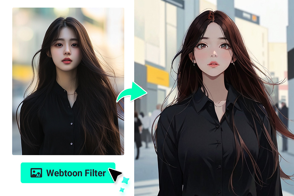 Convert Your Photo into Webtoon Art Styles With One Click