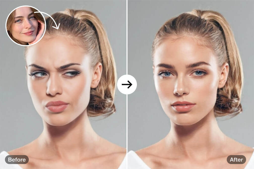 Fix Unflattering Expressions Instantly with AI Head Swap