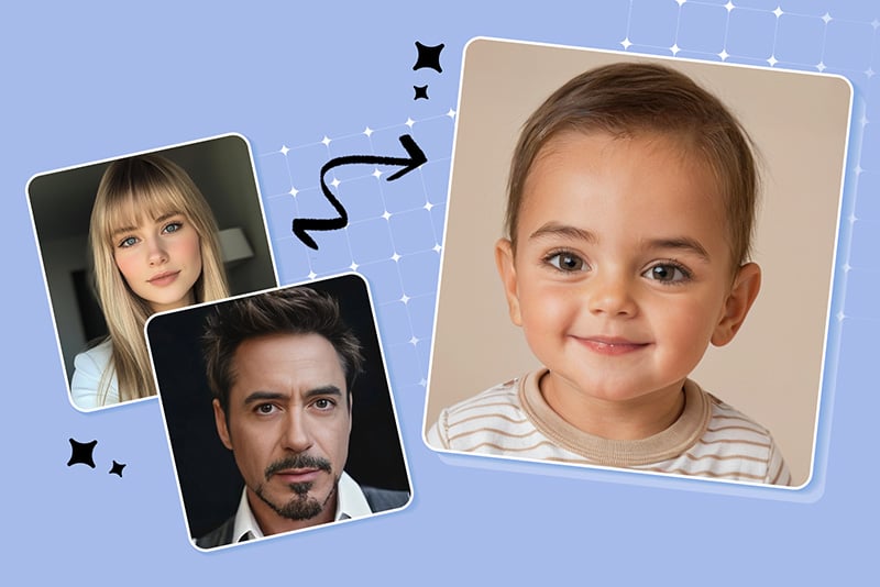 <p><span style="color: #000000;">Predict&nbsp;You&nbsp;and&nbsp;Your&nbsp;Celebrity&nbsp;Crush's&nbsp;Baby&nbsp;Look</span></p>