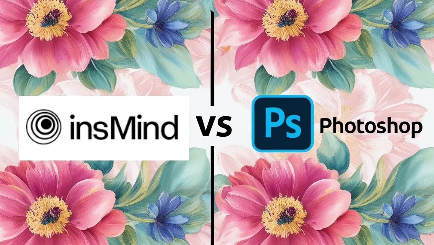 comparing insmind with photoshop