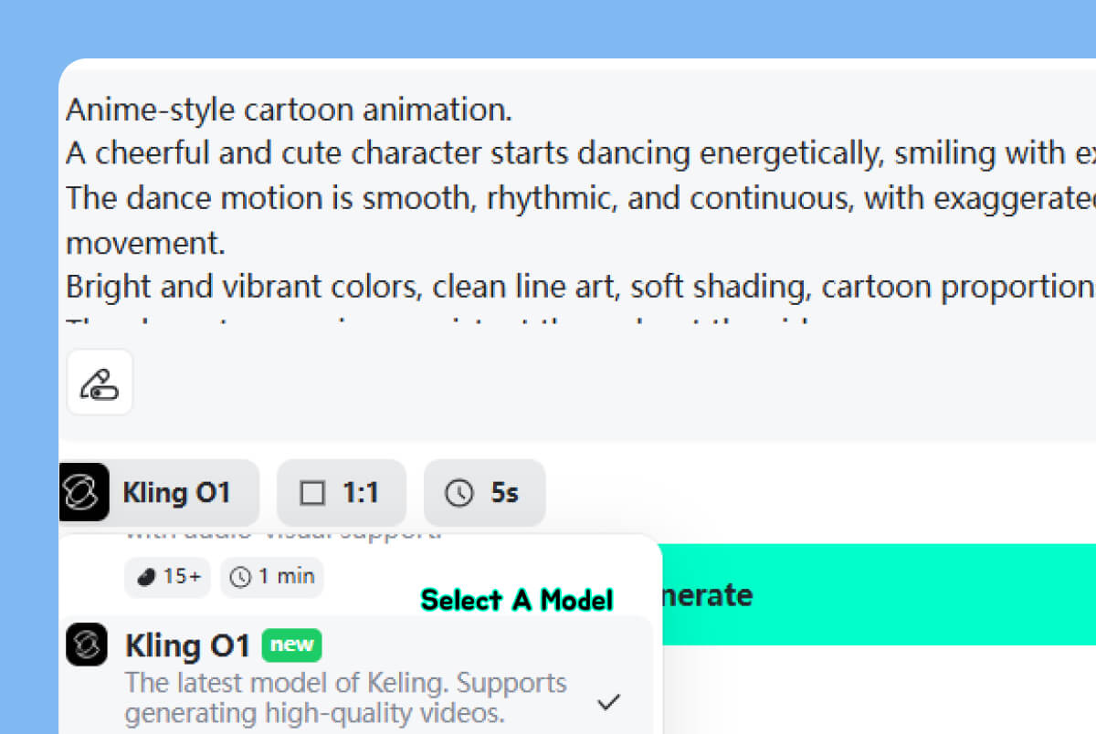 Pick an AI Video Model