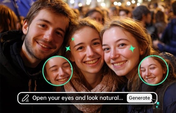 Open Eyes in Photo