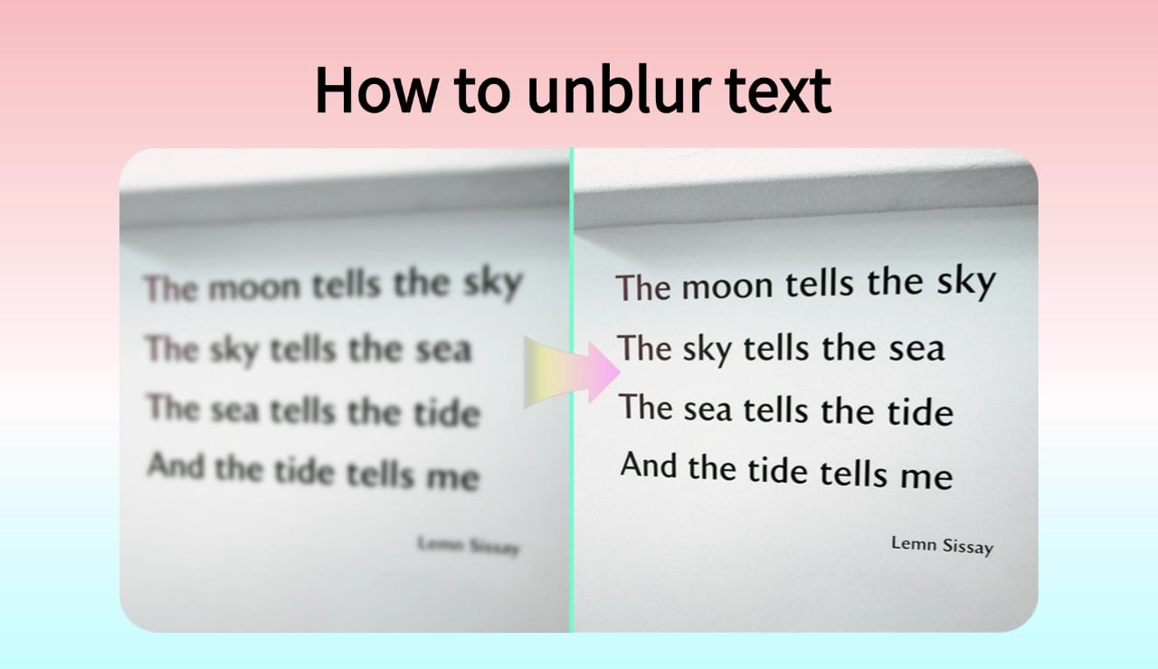 How to Unblur Text: 10 Free Ways to Make Blurry Text Clear in 2024