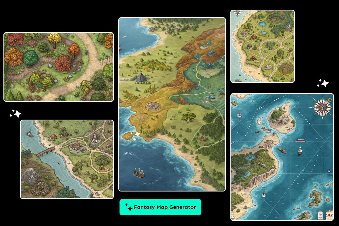 Free Online AI Fantasy Map Generator