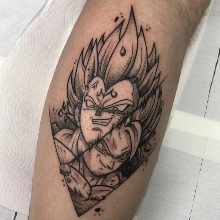 dragon ball z anime tattoo