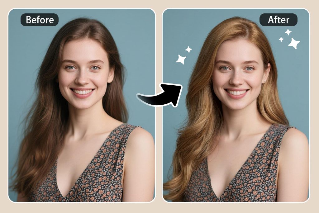 Try AI Blonde Hair Filter Online – See Yourself as a Blonde Now!
