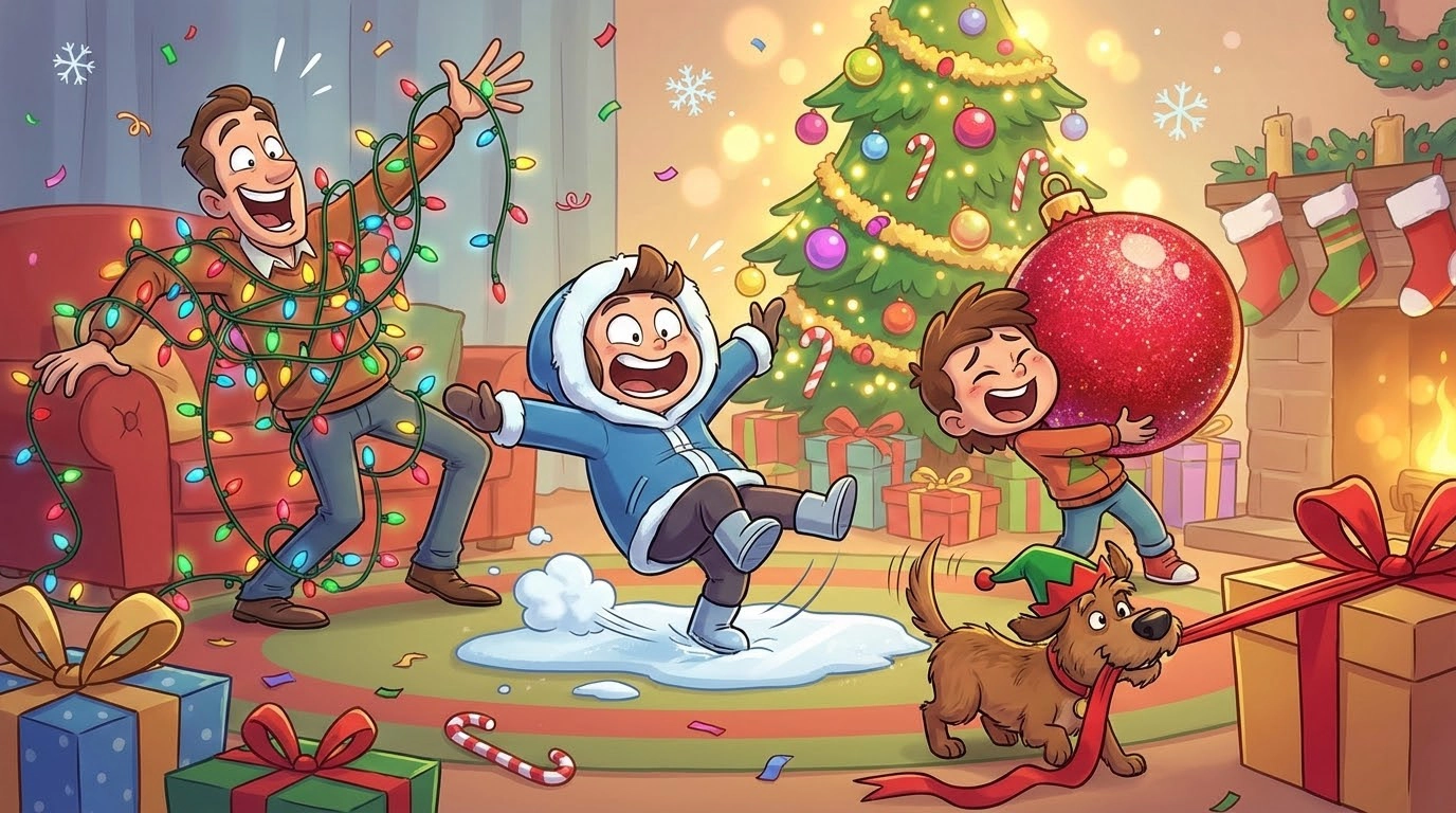 An example of Funny Christmas Card generated by insMind