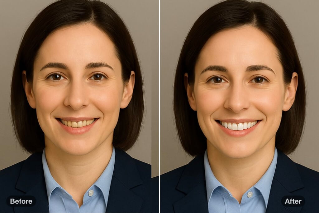 <p><span style="color: #000000;">Make&nbsp;Professional&nbsp;Headshots&nbsp;with&nbsp;Clean&nbsp;Teeth</span></p>