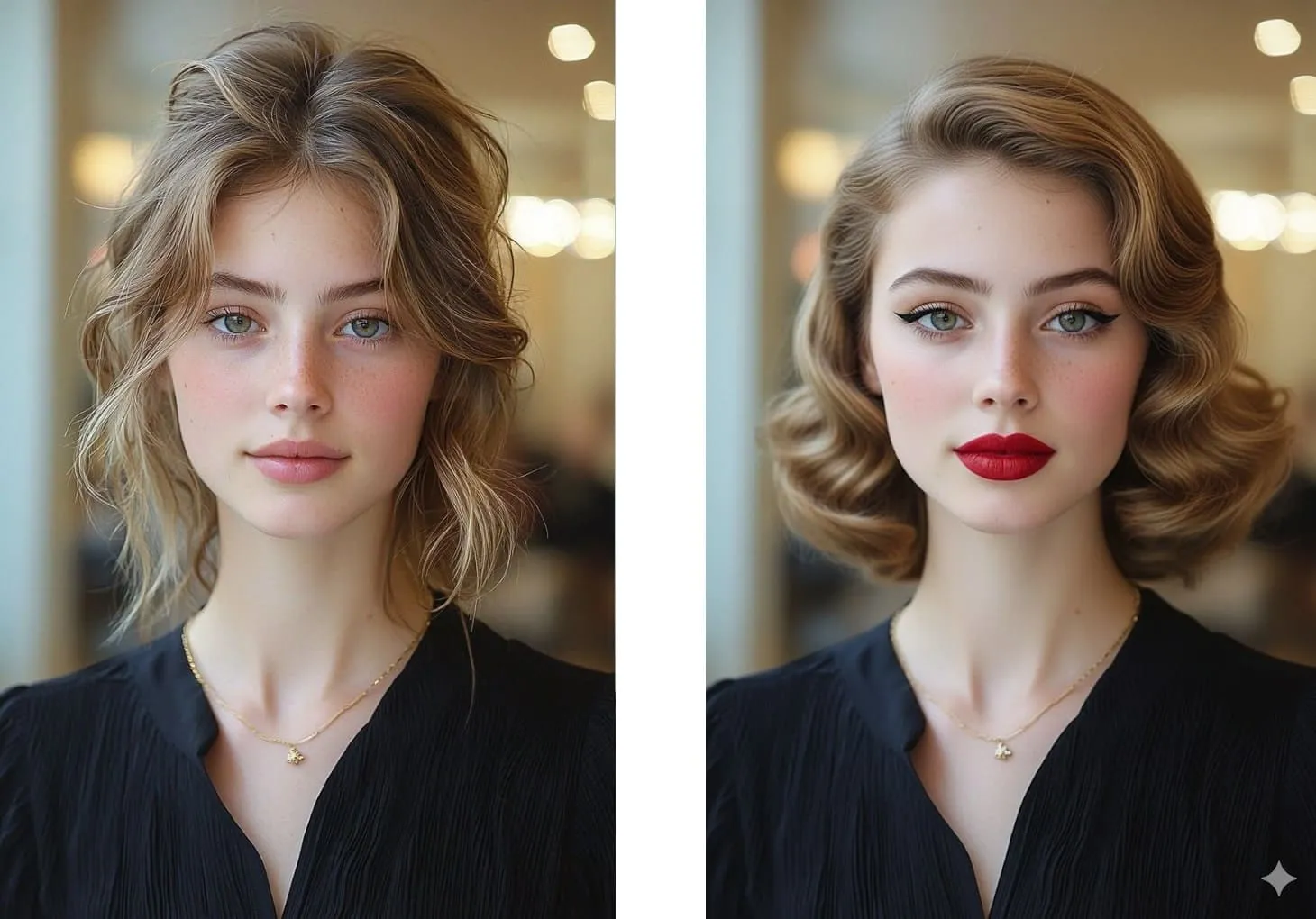 An example of old hollywood glow effect with nano banana