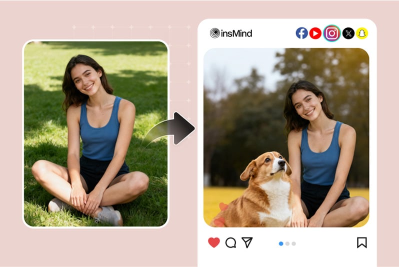 Add Person to Photo for Social Media Add Person to Photo for Social Media
