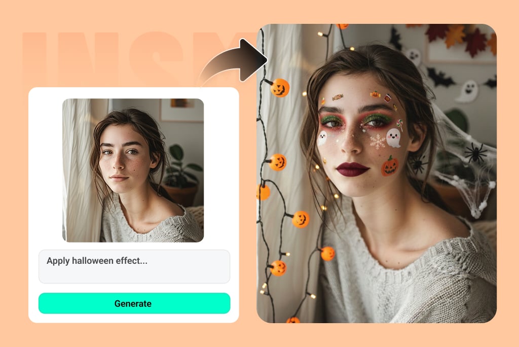 Filtro de Halloween Instantâneo para se Divertir