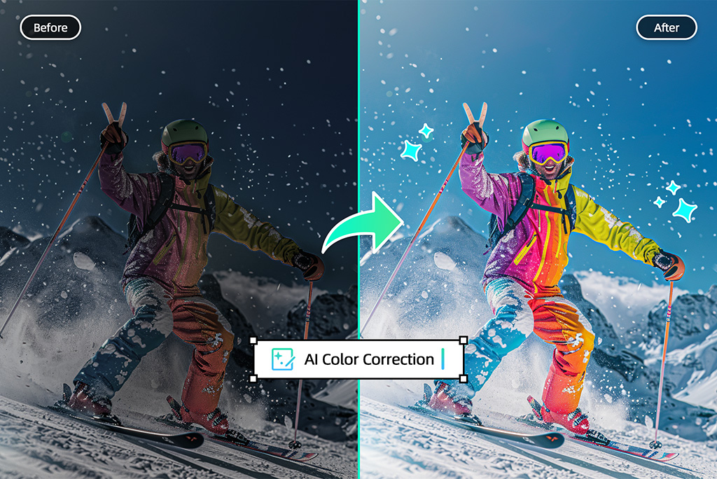 Photo Color Correction: Auto Fix Colors Online with AI