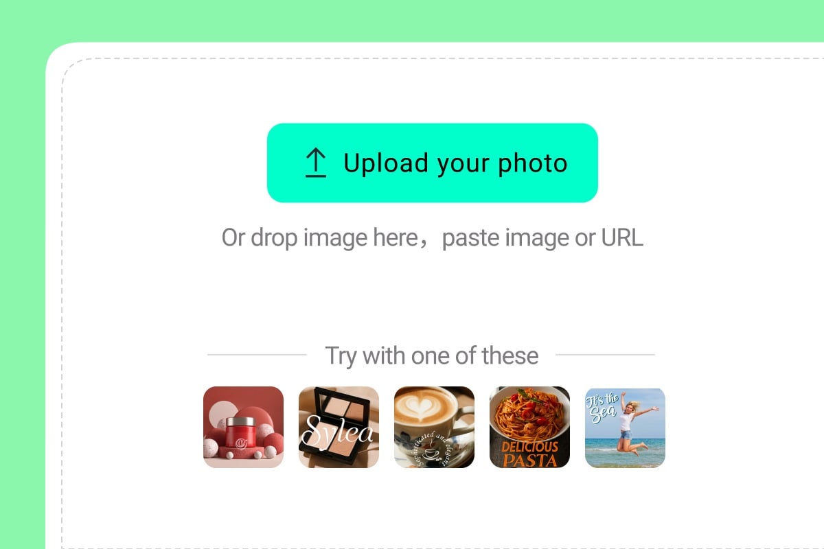 Step 1: Upload your photo Step 1: Upload your photo