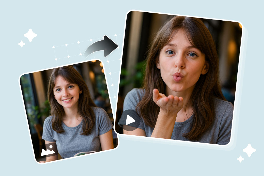 Capture Romantic Moments with AI Kiss-Blowing Effects