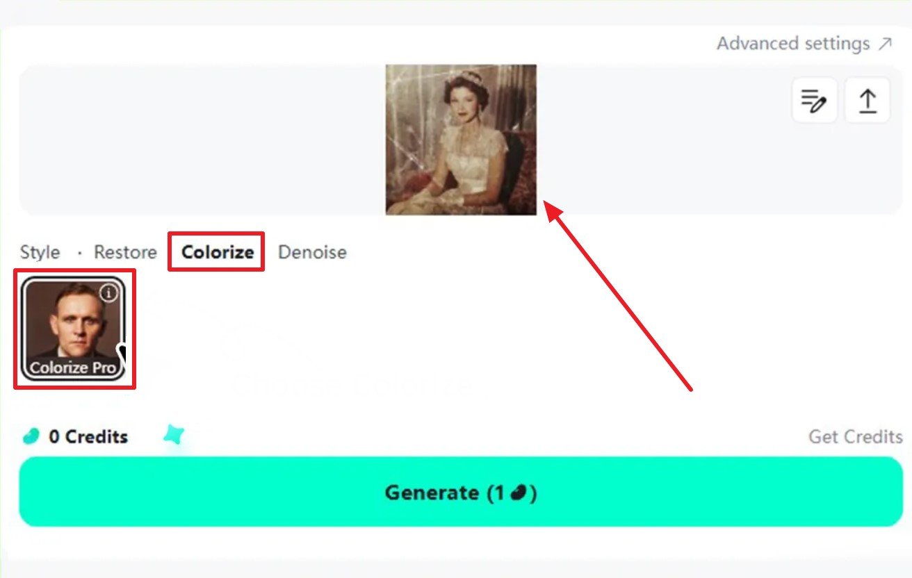Upload Image And Colorize Photo