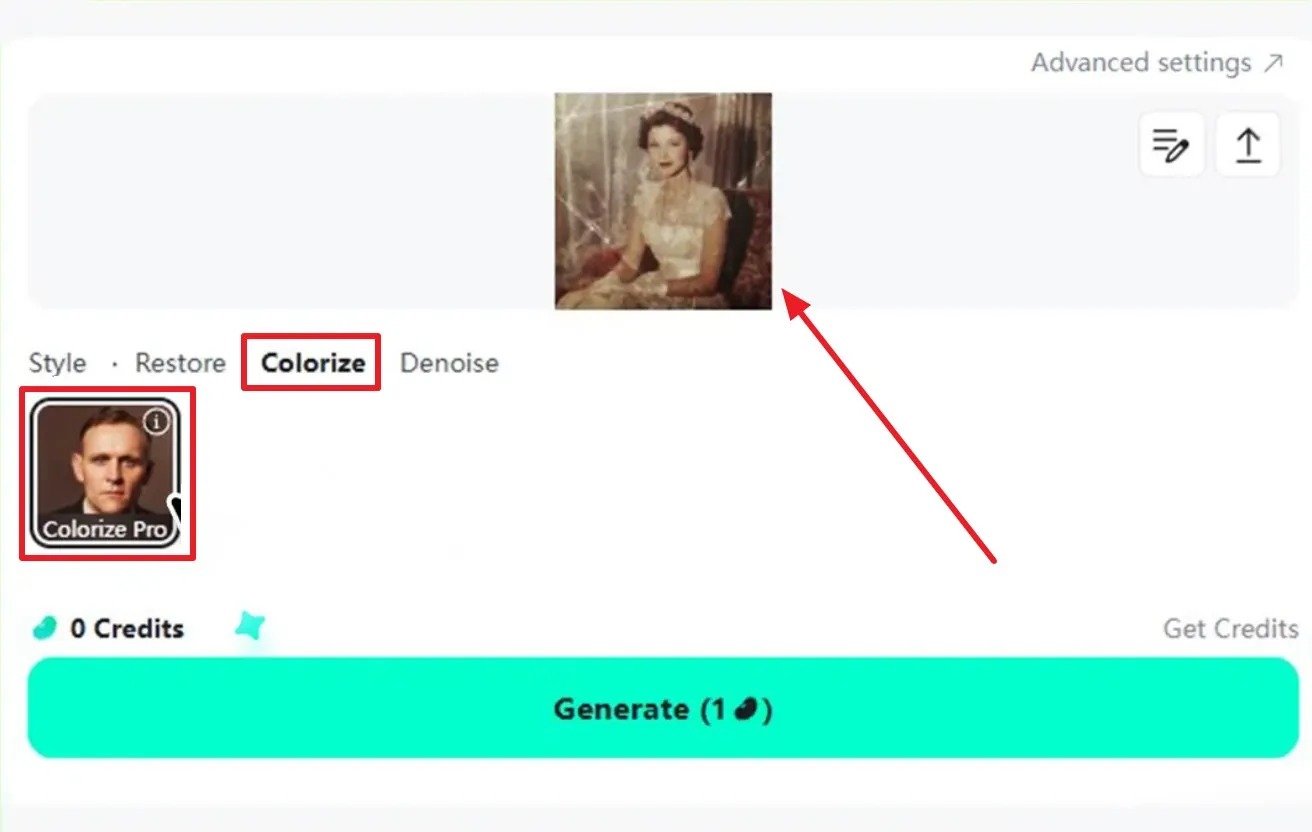 Upload Image And Colorize Photo