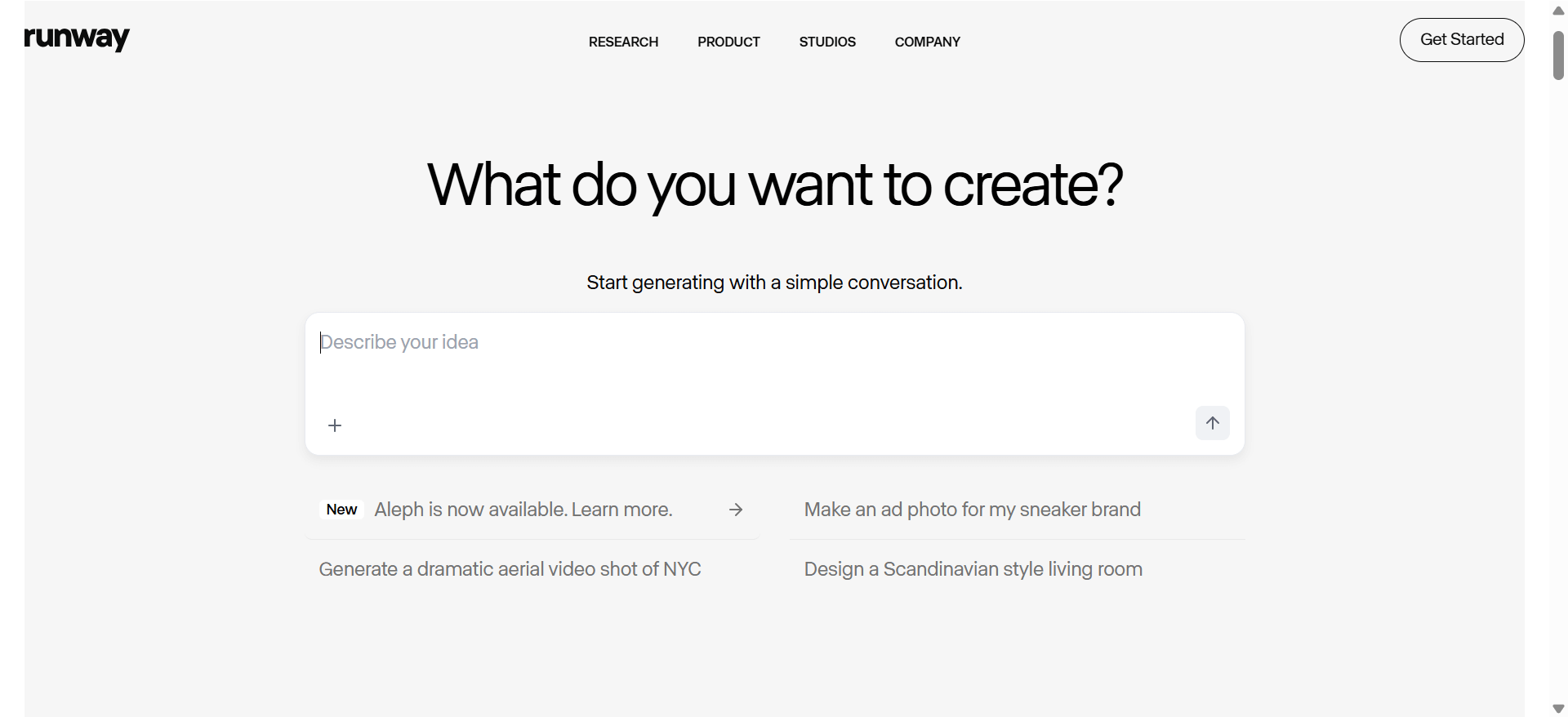 AI tool for artistic video creation, offering text-to-video and advanced tracking capabilities.
