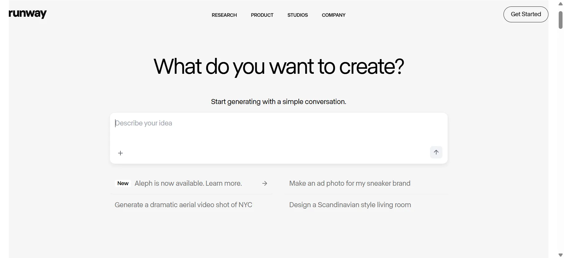 AI tool for artistic video creation, offering text-to-video and advanced tracking capabilities.