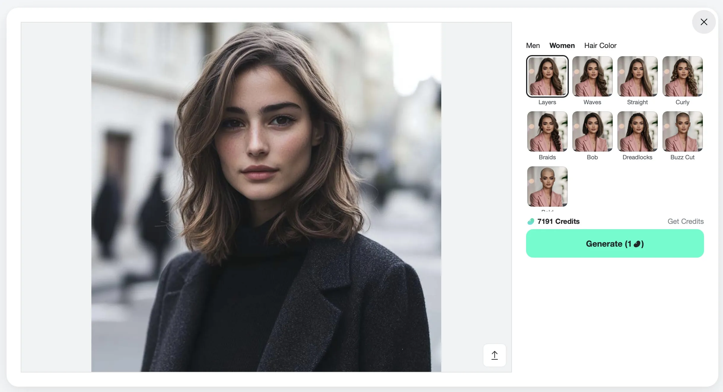 Upload a photo on insMind to try hairstyles instantly with realistic results.