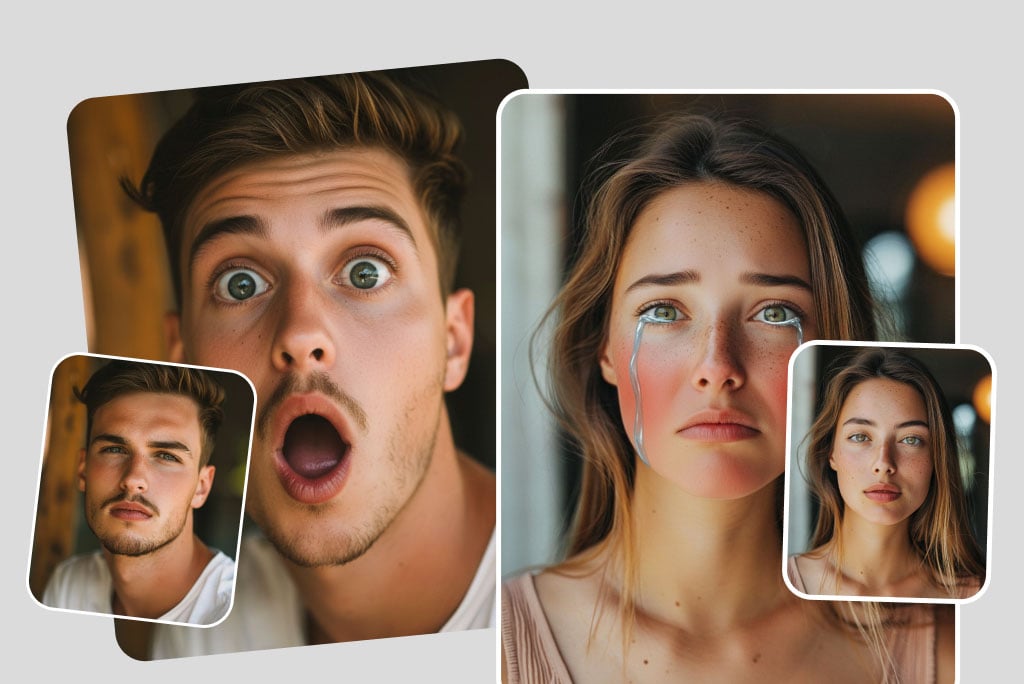 Change Facial Expressions with Diverse Funny Face Filters Change Facial Expressions with Diverse Funny Face Filters