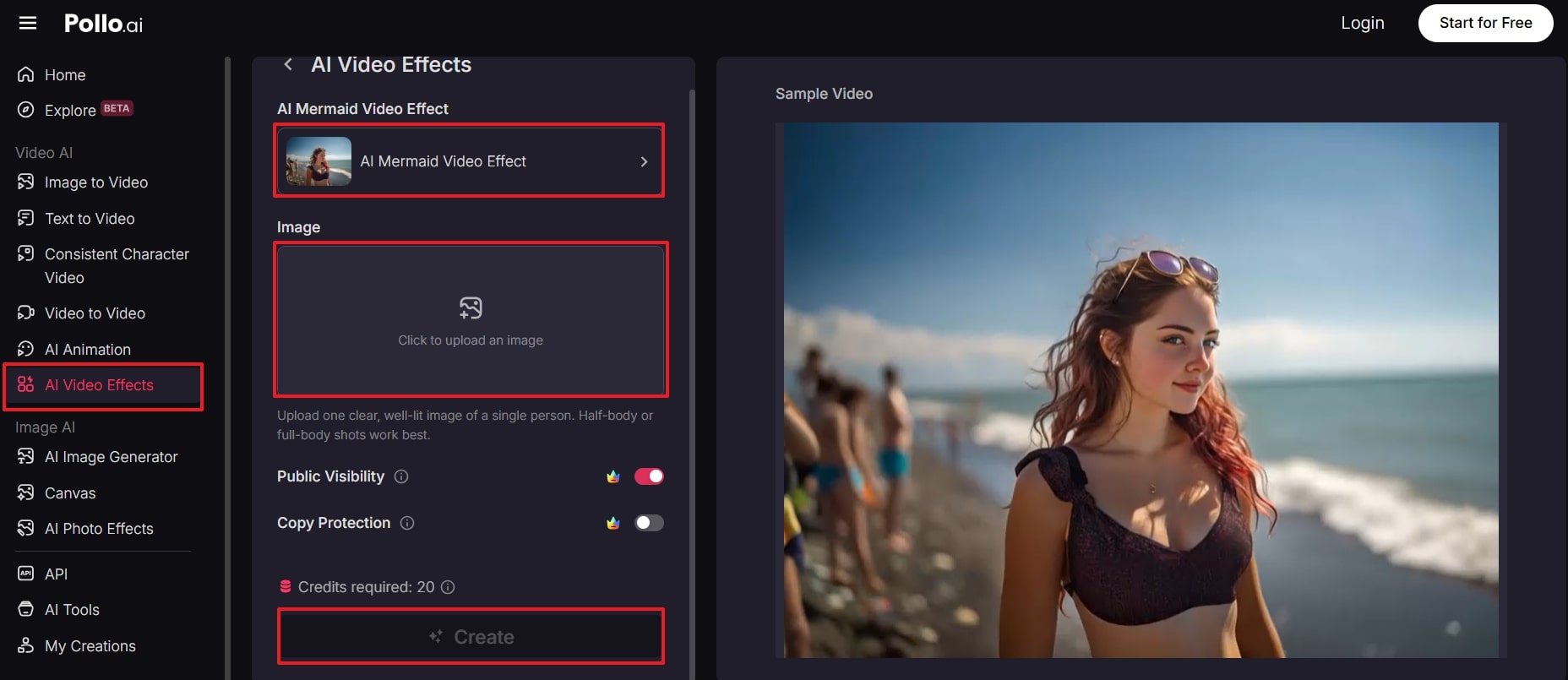 Pollo.ai AI Mermaid Generator