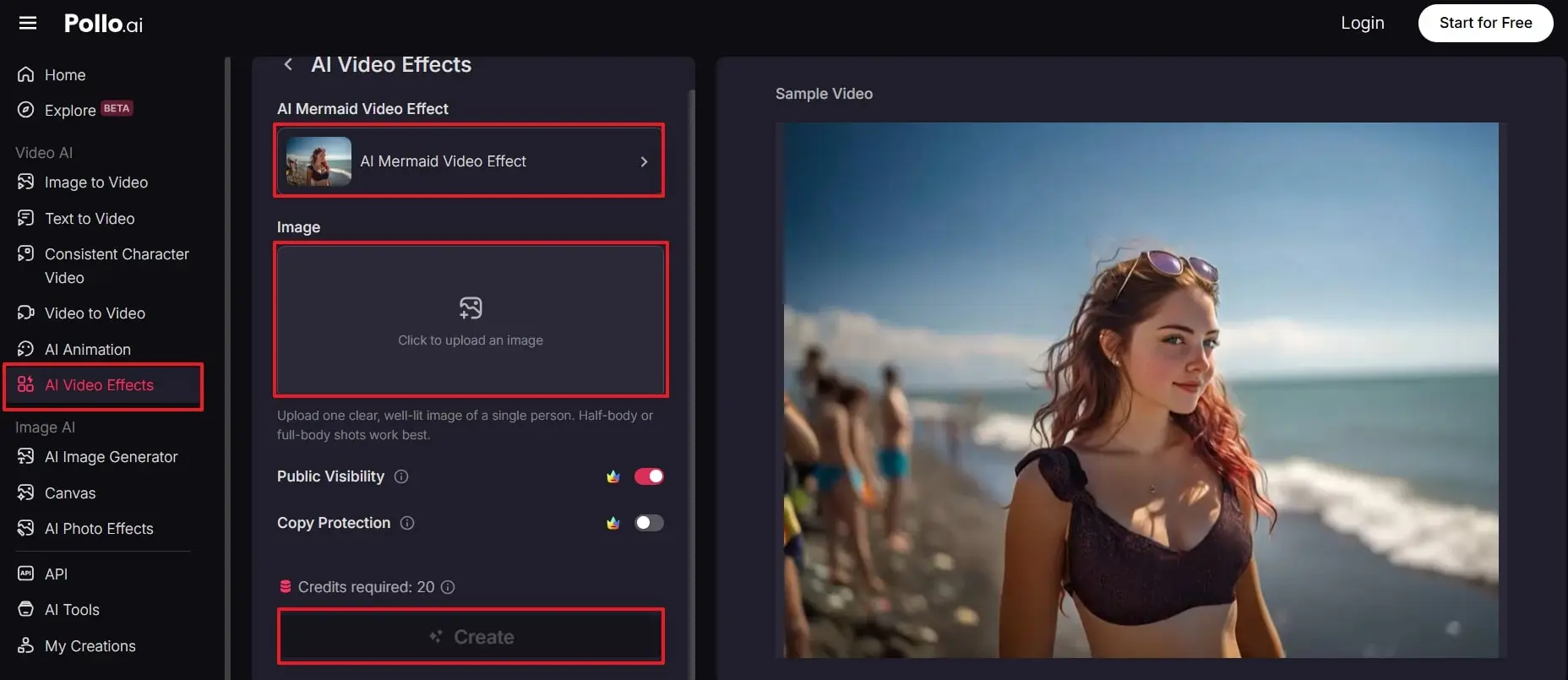 Pollo.ai AI Mermaid Generator