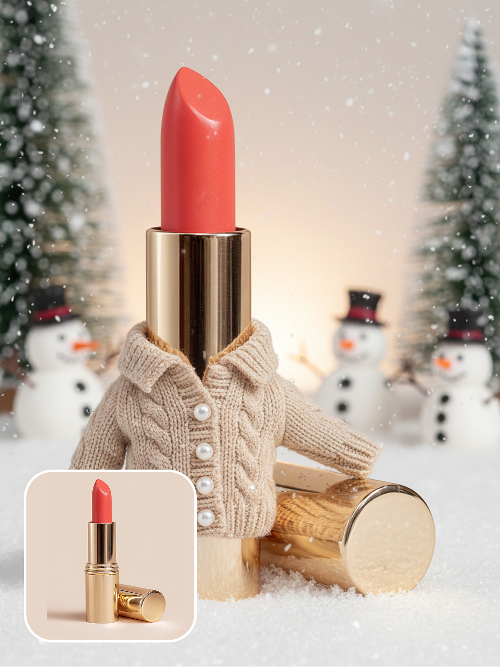 El producto lleva un suéter.