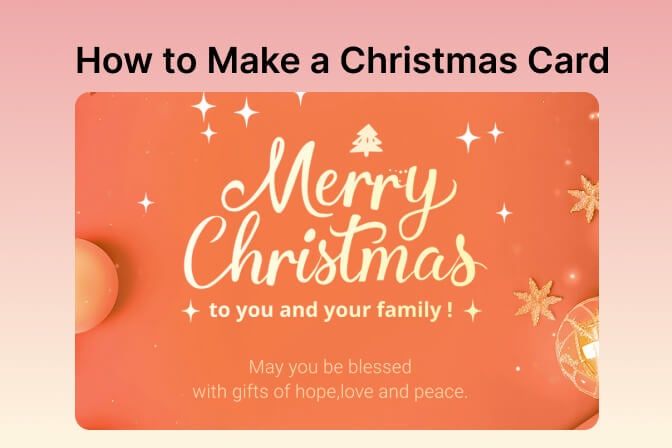 2 Quick and Efficient Ways | How to Make a Christmas Card