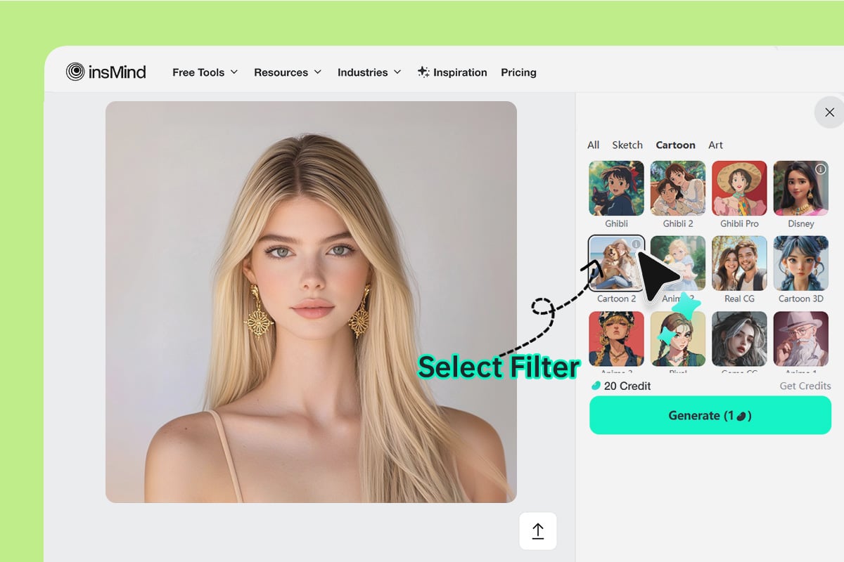 Step 2: Choose a Cartoon Style