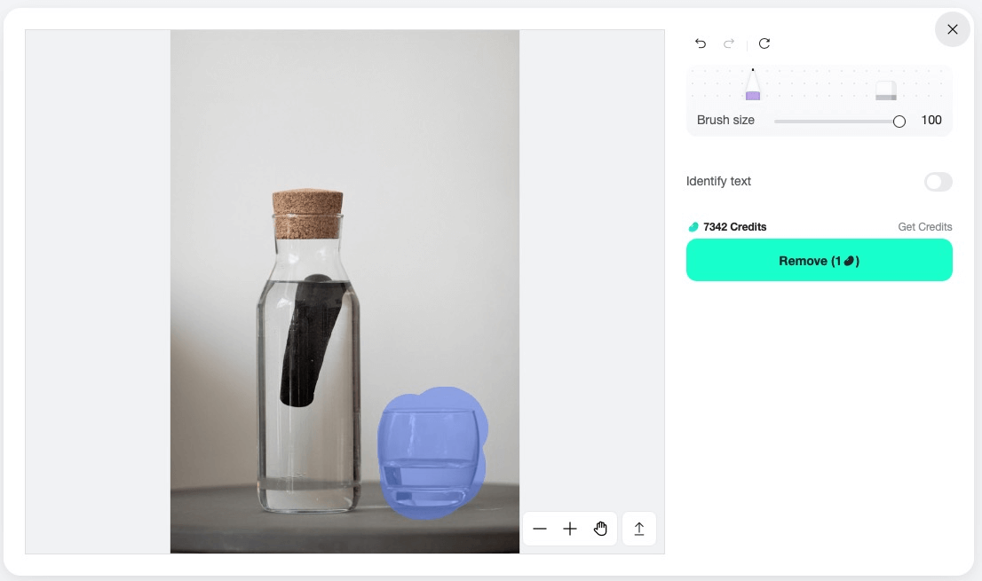 Mark distractions like people, wires, or logos clearly for quick AI-powered removal.