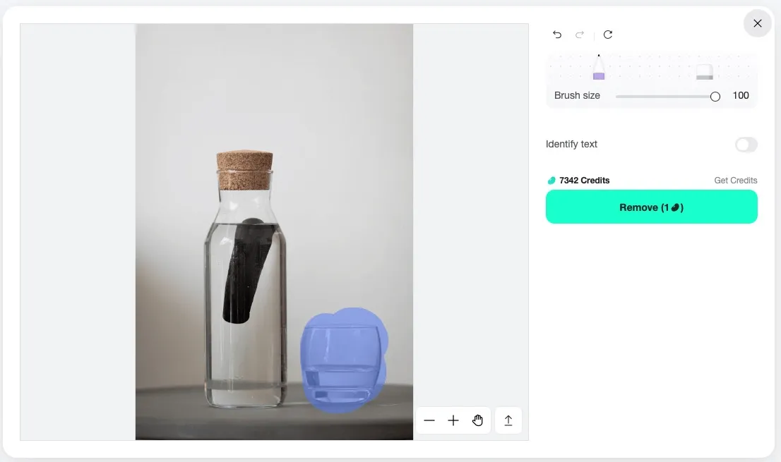 Mark distractions like people, wires, or logos clearly for quick AI-powered removal.