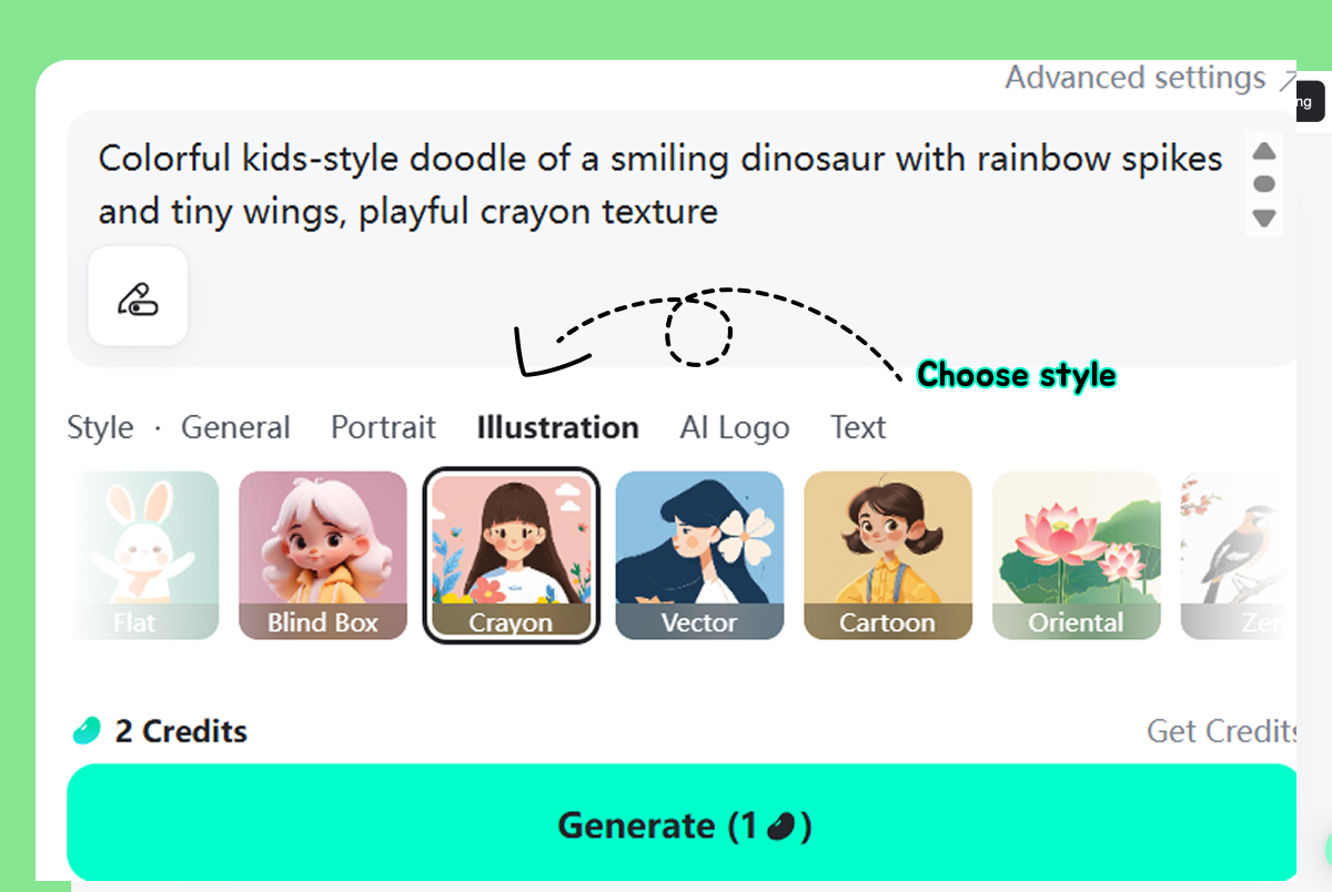 Step 2: Pick a Style