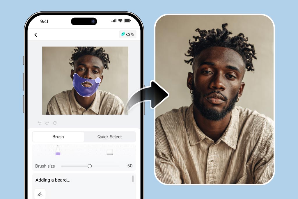 AI Beard Generator That Works on Any Device