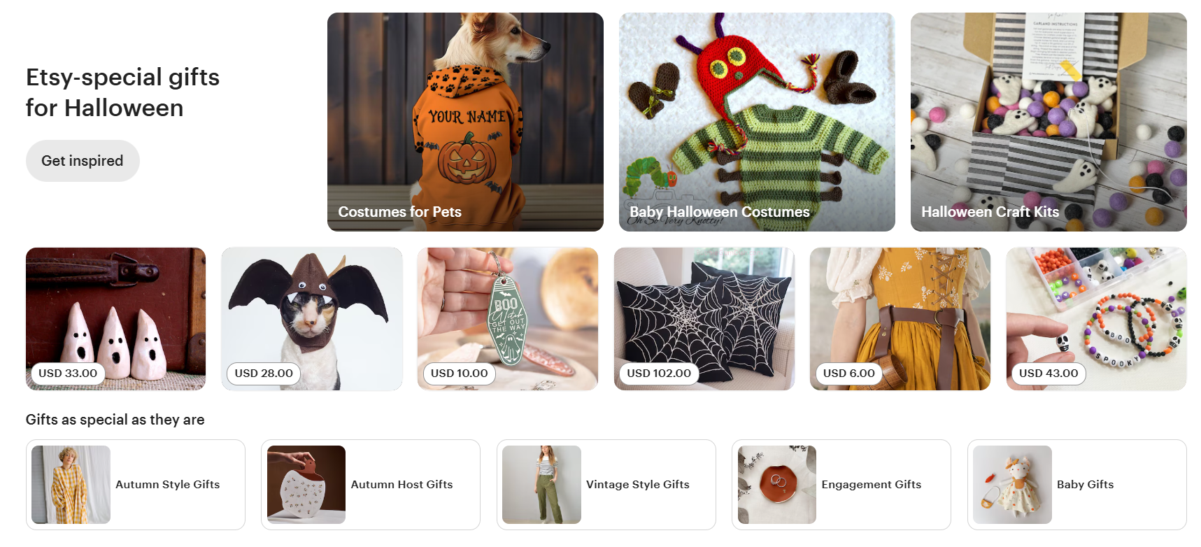 An image describing the Etsy marketplace for handmade goods.
